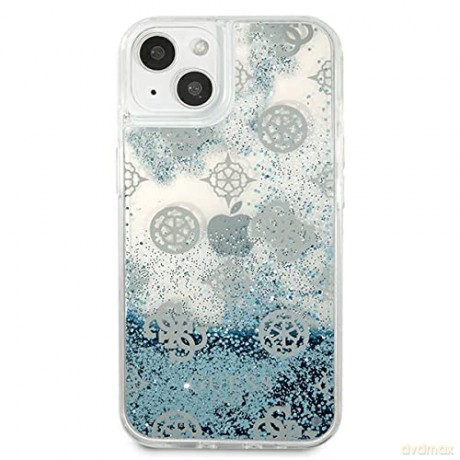 Guess GUHCP13MLGPEBL iPhone 13 6,1" niebieski/blue hardcase Peony Liquid Glitter