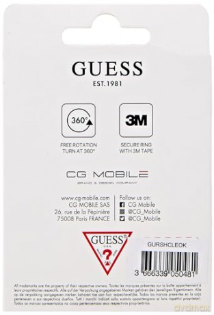 Guess Ring stand GURSHCLEOK czarny/black Leopard