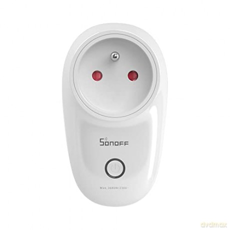 Inteligentna wtyczka gniazdko elektryczne 16A 3680W Sonoff S26R2ZBTPE-FR - biała