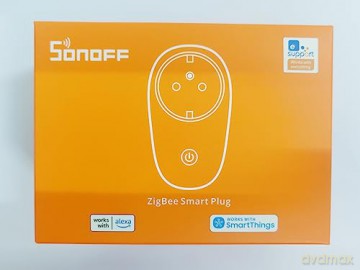 Inteligentna wtyczka gniazdko elektryczne 16A 3680W Sonoff S26R2ZBTPE-FR - biała