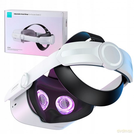 Joyroom pasek Oculus Quest 2 regulowana elastyczna opaska biały (JR-QS1)