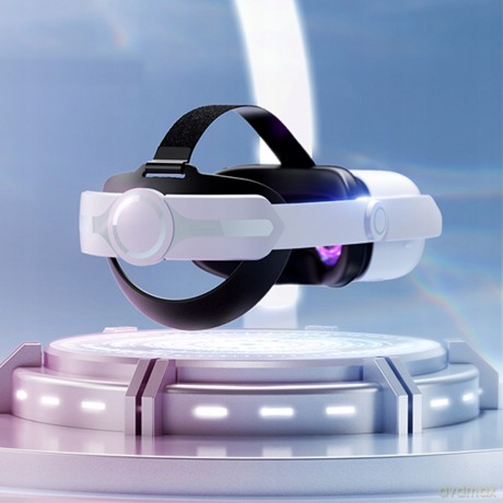 Joyroom pasek Oculus Quest 2 regulowana elastyczna opaska biały (JR-QS1)