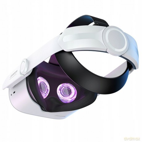 Joyroom pasek Oculus Quest 2 regulowana elastyczna opaska biały (JR-QS1)