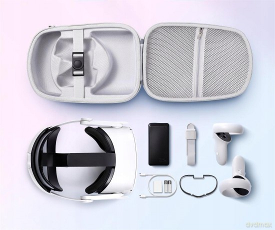 Joyroom pasek Oculus Quest 2 regulowana elastyczna opaska biały (JR-QS1)