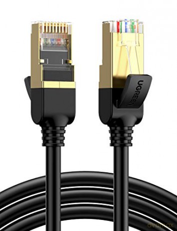 Kabel sieciowy Ugreen NW107 RJ45/Cat 7 STP 5m - czarny