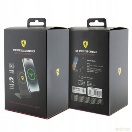 Ładowarka indukcyjna Ferrari 2023 Collection MagSafe 15W - czarna