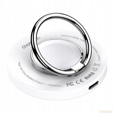 Ładowarka indukcyjna MagSafe Choetech T603-F z uchwytem - biała