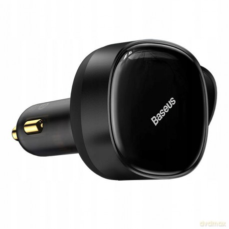 Ładowarka samochodowa 2w1 33W 2x USB C (męskie) Baseus Enjoyment - czarna