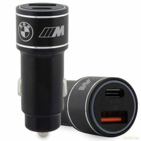 Ładowarka samochodowa BMW M Edition PD QC 3.0 20W Fast Charge - czarne
