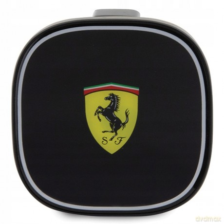Ładowarka samochodowa Ferrari 2023 Collection MagSafe indukcyjna 15W do kratki nawiewu - czarna
