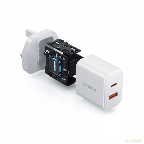 Ładowarka UK Joyrooom FlashSeries JR-TCF05 20W USB-A USB-C - biała