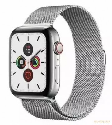 Magnetic Strap pasek do Watch 7/8/9 45mm magnetyczna opaska bransoleta bransoletka srebrny