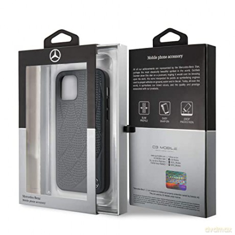 Mercedes MEHCP12SDIQNA iPhone 12 mini 5,4" granatowy/navy hardcase Bow Line