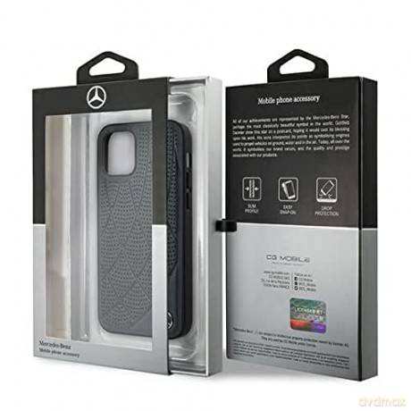 Mercedes MEHCP12SDIQNA iPhone 12 mini 5,4" granatowy/navy hardcase Bow Line