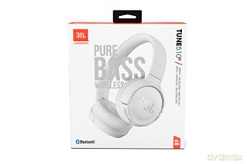 Nauszne słuchawki bezprzewodowe JBL Tune 510 - białe