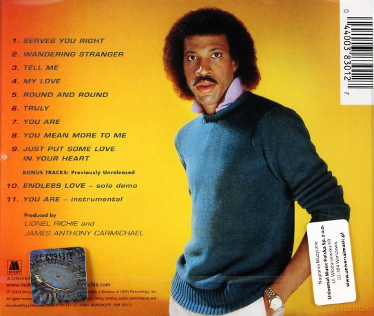 Lionel Richie: Lionel Richie (Remastered) [CD]