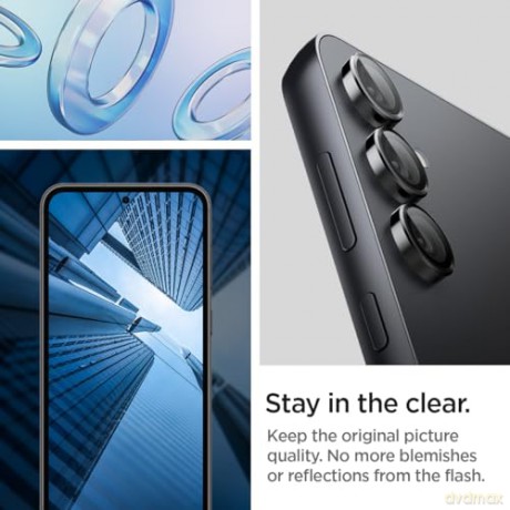 OSŁONA APARATU SPIGEN OPTIK.TR "EZ FIT" CAMERA PROTECTOR 2-PACK GALAXY S23 FE BLACK