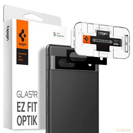 OSŁONA APARATU SPIGEN OPTIK.TR "EZ FIT" CAMERA PROTECTOR 2-PACK GOOGLE PIXEL 7A BLACK