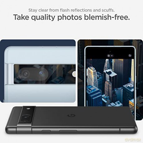 OSŁONA APARATU SPIGEN OPTIK.TR "EZ FIT" CAMERA PROTECTOR 2-PACK GOOGLE PIXEL 7A BLACK