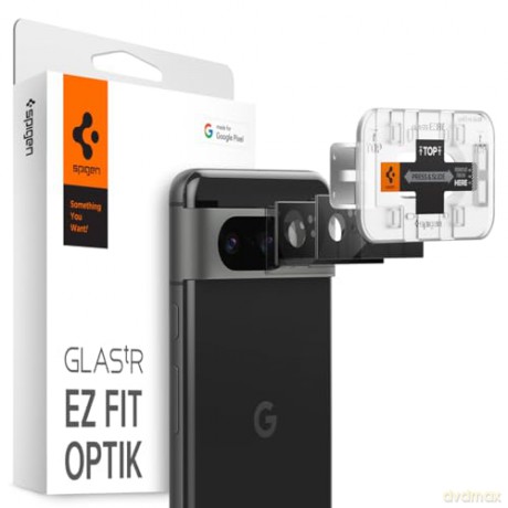 OSŁONA APARATU SPIGEN OPTIK.TR "EZ FIT" CAMERA PROTECTOR 2-PACK GOOGLE PIXEL 8 BLACK