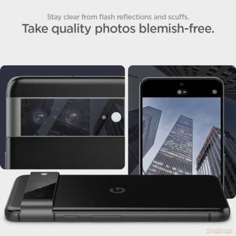OSŁONA APARATU SPIGEN OPTIK.TR "EZ FIT" CAMERA PROTECTOR 2-PACK GOOGLE PIXEL 8 BLACK