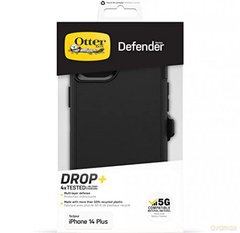 OtterBox Defender - obudowa ochronna z klipsem do iPhone 14 Plus (black) [P]