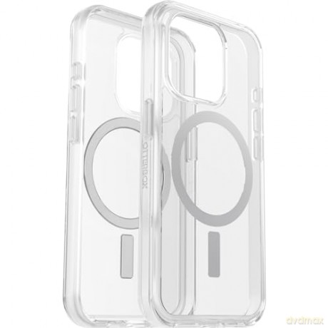 OtterBox Symmetry Clear Plus - obudowa ochronna do iPhone 15 Pro kompatybilna z MagSafe (clear)