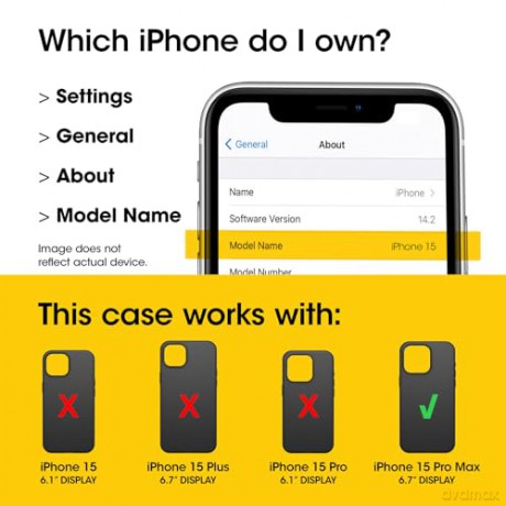 OtterBox Symmetry Clear Plus - obudowa ochronna do iPhone 15 Pro Max kompatybilna z MagSafe (clear)