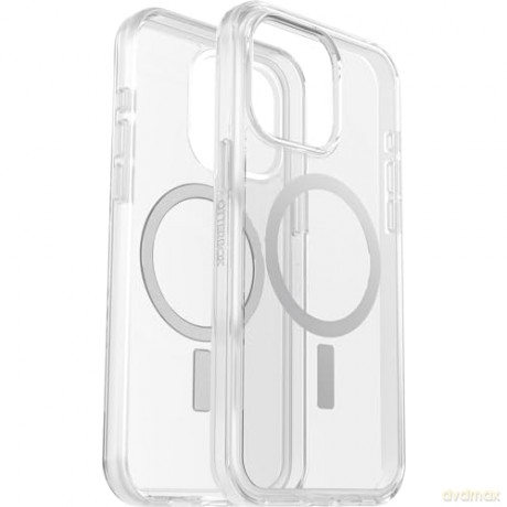 OtterBox Symmetry Clear Plus - obudowa ochronna do iPhone 15 Pro Max kompatybilna z MagSafe (clear)