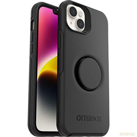 OtterBox Symmetry POP - obudowa ochronna z PopSockets do iPhone 14 Plus (black) [P]