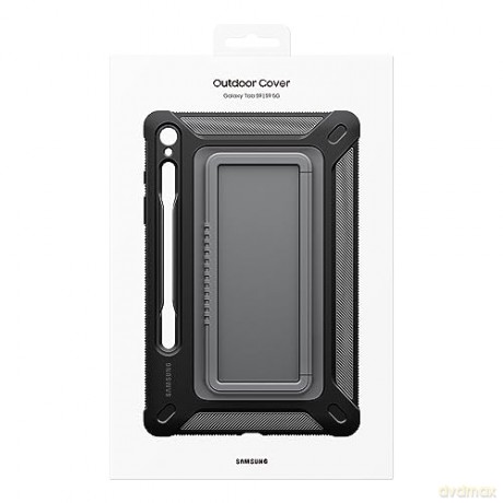 Pancerne etui do Samsung Galaxy Tab S9 Galaxy Outdoor Cover Case - tytanowe