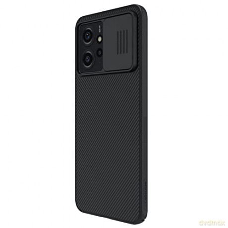 Pancerne etui Xiaomi Redmi Note 12 z osłoną na aparat Nillkin CamShield Case - czarne