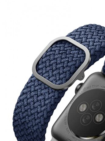 Pasek Uniq Aspen Braided na Apple Watch 1/2/3/4/5/6/7/8/SE/SE2 44/42/45 mm - niebieski