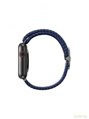 Pasek Uniq Aspen Braided na Apple Watch 1/2/3/4/5/6/7/8/SE/SE2 44/42/45 mm - niebieski