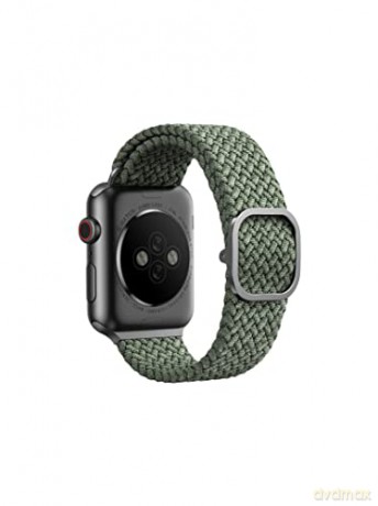 Pasek Uniq Aspen Braided na Apple Watch 1/2/3/4/5/6/7/8/SE/SE2 44/42/45 mm - niebieski