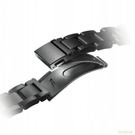 Pasek Uniq Osta Stainless Steel na Apple Watch 1/2/3/4/5/6/7/8/SE/SE2/Ultra 42/44/45/49mm - czarny