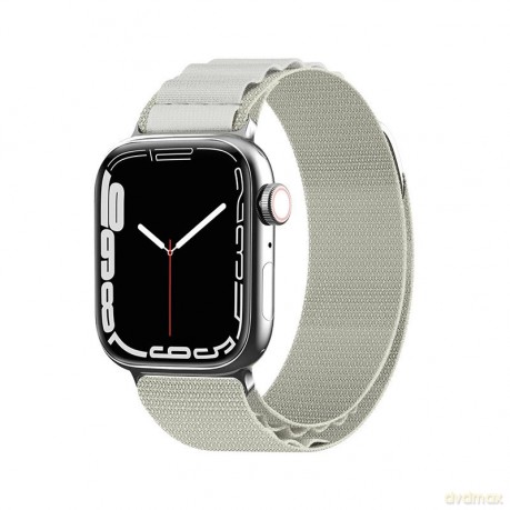Pasek ze stalową sprzączką Alpine do Apple Watch 42/44/45/49 mm - srebrny