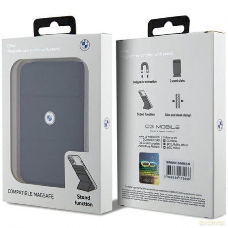 Portfel magnetyczny BMW MagSafe Signature Collection - czarny
