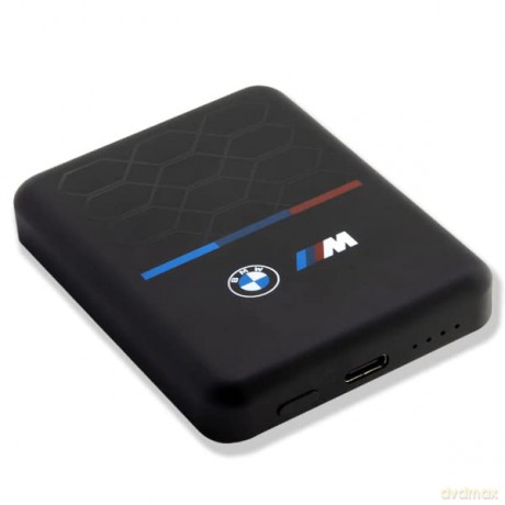 Powerbank indukcyjny BMW M Collection MagSafe 5W 3000mAh + kabel - czarny