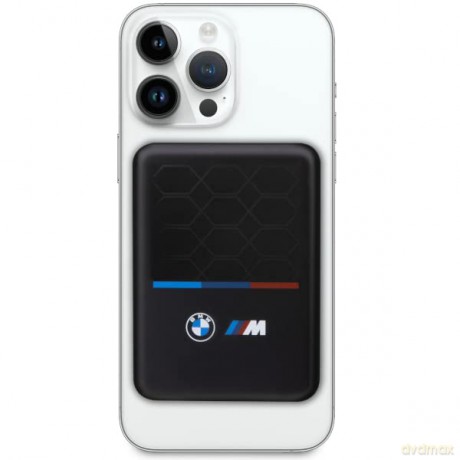 Powerbank indukcyjny BMW M Collection MagSafe 5W 3000mAh + kabel - czarny