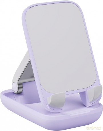 Regulowany stojak na telefon Baseus Seashell Series - fioletowy