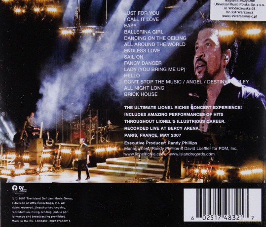 Lionel Richie: Live (PL) [CD]