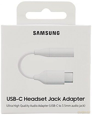 Samsung adapter przejściówka słuchawek 3,5 mm mini jack (żeński) - USB Typ C (męski) biały (EE-UC10JUWEGWW)