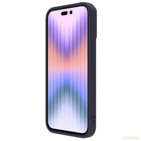 Silikonowe etui Nillkin CamShield Silky Silicone Case do iPhone 15 Pro z osłoną na aparat - zielone