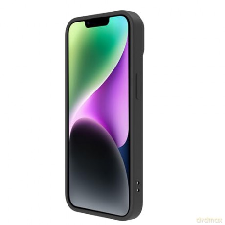 Silikonowe etui Nillkin CamShield Silky Silicone Case do iPhone 15 z osłoną na aparat - czarne