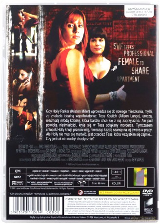 Sublokatorka 2 [DVD]