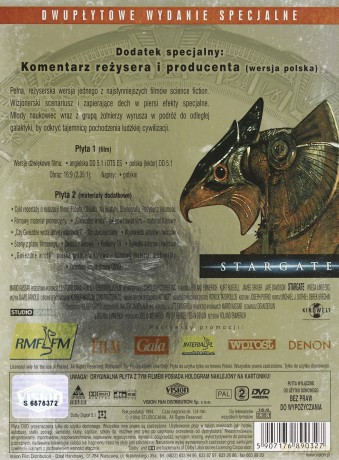 Gwiezdne wrota (digipack) [2DVD]
