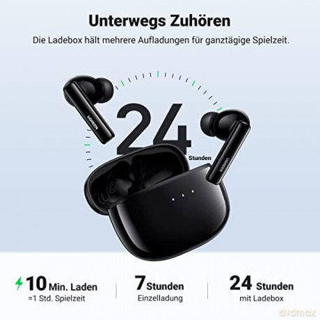 Słuchawki bezprzewodowe TWS ANC Ugreen WS106 HiTune T3 - czarne