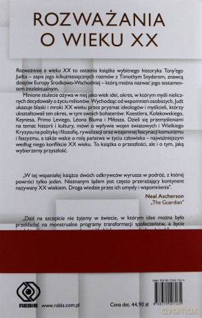 Rozważania o wieku XX - Tony Judt, Timothy Snyder [KSIĄŻKA]