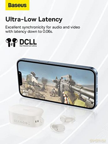 Słuchawki bezprzewodowe TWS Bluetooth 5.3 Baseus Bowie EZ10 - białe